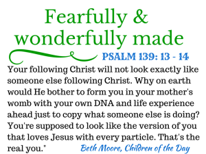 Fearfully & wonderfully made (2)
